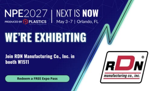 Get a free NPE 2027 expo pass – visit RDN Manufacturing at booth W1511
